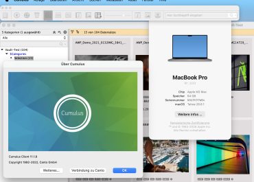 Canto Cumulus auf aktuellen macOS Versionen