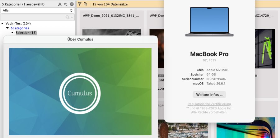 Canto Cumulus auf aktuellen macOS Versionen